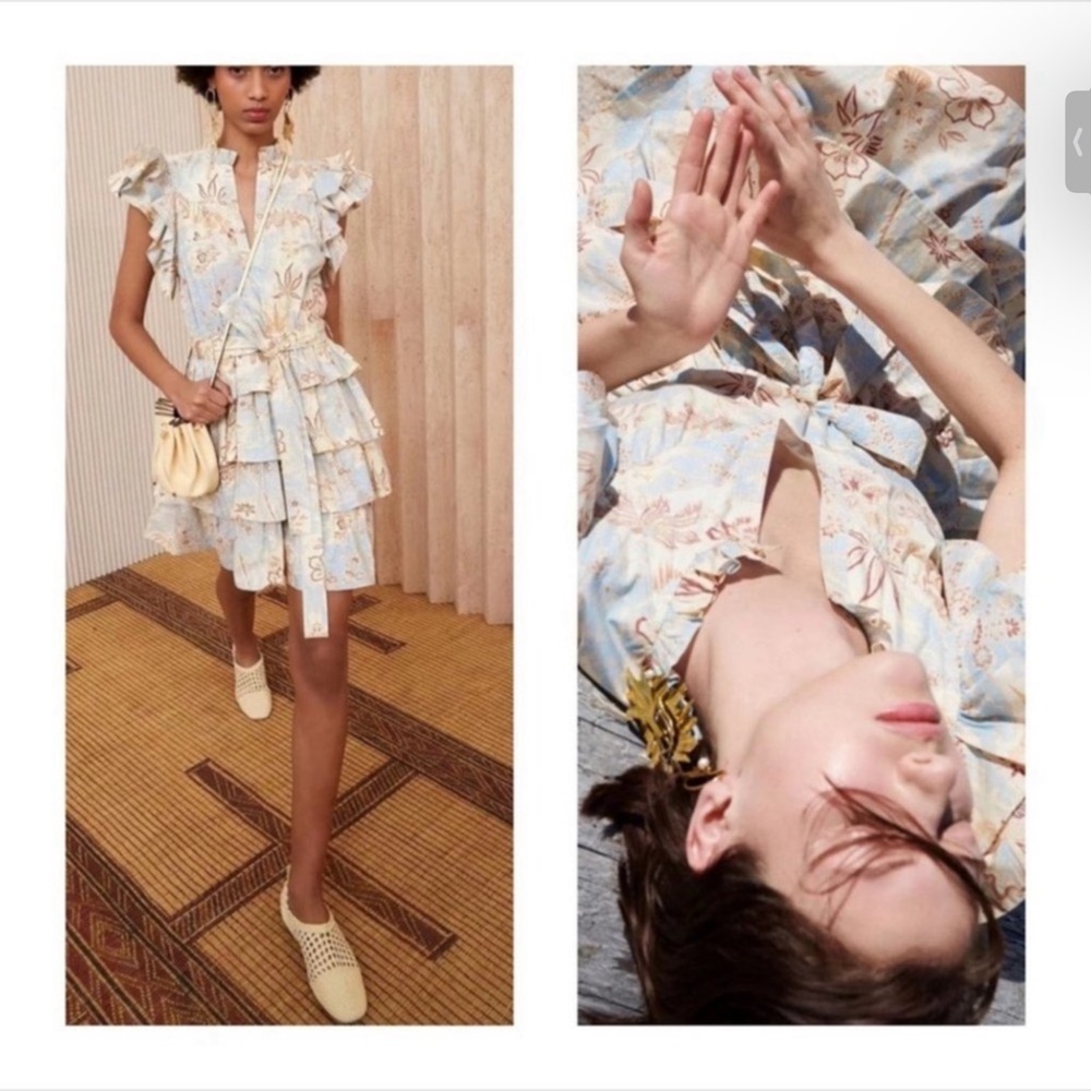 Ulla Johnson Lulua Mini Dress Sz 6 - Picture 2 of 6